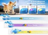 Interactive Smart Pet Puppy Ball with Ropes, Automatic Motion Activated Rolling Ball for Medium V1366-AZ2-W-10720