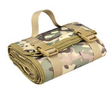 Camouflage Waterproof Camping Ground Mat 200 x 75 cm High Density Oxford Fabric, Roll Up Portable V888-ELOSUNG58063