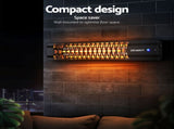 Devanti 2PCS Electric Strip Heater Radiant Infrared Heaters 2000W RHP-T10R-2000-BK-2X