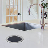 Embedded Stability Trash Chute Lid in Stainless Steel for Kitchen 1Pcs V1192-AZ-W-24796