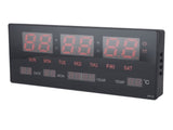 LED Number Clock Large Big Digital Display with Temperature Wall Alarm V1294-YM0901-3115240006711
