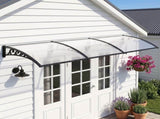 Instahut Window Door Awning 0.8mx3m Transparent AWN-08X3-CLR