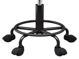 Artiss Salon Stool Round Swivel Chairs Black SALON-B-D-RD-BK