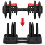 CORTEX Revolock V2 40kg Adjustable Steel Dumbbell Barbell All-in-One V420-CSDB-DBRV240-1