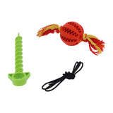 Dog Molar Toys Rubber Pets Teeth Cleaning Tool for Dogs Playing Cleaning SuppliesRed V1294-YM0901-3117210132311