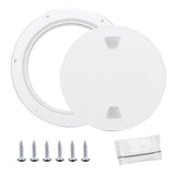 4" 6" 8" White Round Abs Marine Boat Inspection Hatch With Detachable Cover Non Slip Deck Access V1189-LWWAL-20260327-04537