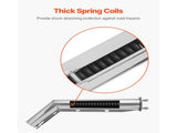 Stainless Steel Angled Spring Loaded Mud Flap Hangers, 2-1/2" Bolt Spacing Mudflap Hangers V952-BKCDNBDJ212ILJ4FL001V0