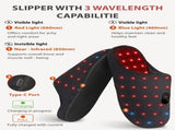 Rechargeable Red Light Therapy Slippers Black V1142-OBA1005009170352448