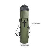 Green Fishing Rod & Reel Organizer Bag - Holds 5 Poles with Tackle Storage 48.4" x 13.4" x 13.4" V1366-AZ2-W-11666