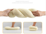 Coffee Ergonomic Memory Foam Travel Pillow for Neck Support - Portable & Compact for Camping, V888-ELOSUNG33706