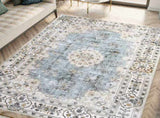 Marlow Floor Rug Short Pile Washable Vintage Carpet Soft Plush Non Slip 200x290 FR2040-200X290