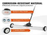24.9 kg Rolling Magnetic Sweeper with Wheels,Push-Type Magnetic Pick Up Sweeper, Large Magnet Pickup V952-TLSCXQSQT36558SE0V0