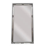 French Provincial Ornate Mirror - ANTIQUE SILVER- X Large 100cm x 190cm V292-MIRR-FRN001