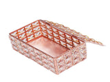Tissue Box Holder Multifunctional Fashionable Design Exquisite Sturdy Durable Tissue HolderRose Gold V1294-YM0715-3117210237012