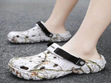 Croc-Style Clogs Anti-Slip Shoes Breathable Clogs Lightweight Footwear Fashion - White - Size V1106-M-SHOE-47641-WHIT-12AU12EU45
