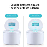 Desktop Sensor Trash Can Battery Operated Automatic Mini Waste Basket with Lid for Desk and Vehicle V1294-YM0717-10095276