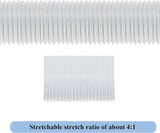 6 Inch, 10 ft Heavy PVC Dust Collection Hose, Flexible Clear Fume Hose with Stainless Steel Wire V1259-DP01-A-1180