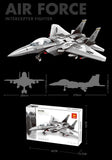 Christmas gift F-15 Eagle Fighter Jet Building Blocks Set, 223 Pieces Military Aircraft Model Kit V1107-BUILDING BLOCK TOYF15