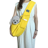 Small Pet Carriers Bag Dogs Carrier Sling Large Outgoing Bag for Cats Portable Travel Carrier Widen V1370-AZ4-05424