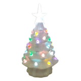 18.8cm Lighted Ceramic Christmas Tree Christmas Tabletop Decorations Christmas Lights V1294-YM0717-10352342