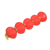 10in 5 Strings LED Solar Lantern Outdoor Waterproof Chinese Decorative Cloth Lantern Lamp V1294-YM0714-3119210324011