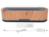 Flame Diffusers Flame 7 Colors Light Woodgrain Diffuser Humidifier for Room Bedroom Office US Plug V1294-YM0901-3113230220412