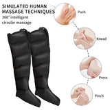 360 Air Pressure Leg Massager Boots with Remote Black V1142-OBA1005007882527127