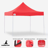 Wallaroo 3x3 PopUp Red Gazebo Marquee Outdoor Tent GAZ-POP-3X3-RD