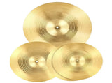 Cymbal Pack, 3 Pieces Cymbals for Drum Set, Alloy Cymbals Drum Set Includes 35.5 cm Hi-Hats, 40 cm V952-CPTZCPTZ3ZXGGQ223001V0