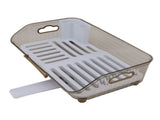 Dish Drying Rack Multifunctional PP Space Saving Clean Hygienic Dish Drainer for Kitchen Sink V1294-YM0710-3118230289011