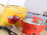 Electric Cooking Pot 1.8L 400 to 800W Stainless Steel Inner Wall 2 Modes Overheating Protection V1294-YM0716-3113220124214