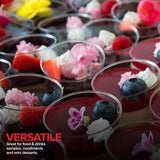 1080pcs 30ml Reusable & Disposable Plastic Shot Glasses Clear Cups Event Tastings Bulk V563-HP0103-30-36