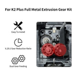 Professional Extruder Gear Upgraded Optimized Flows Control For Enhances 3D Printing V1192-AZ-W-23706