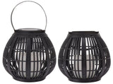Solar Garden Lantern LED Outdoor Solar Lantern Waterproof Decorative Rattan Lantern For Patio V1294-YM0703-3119230045811