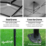 Instahut Gazebo Pop Up Marquee 3x4.5 Folding Tent 500D Oxford Fabric White GAZEBO-T-3X45-F-WH