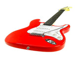 Karrera 39in Electric Guitar Music 6-String Instrument Full Size Red EGP-5W-RD
