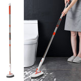 Tile Grout Cleaning Brush with Long Handle - Shower Scrub Brush for Bathroom Tub Toilet Floor V1366-AZ2-W-11916