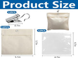 12 Pack Outdoor Curtain Weight Bags, Patio Curtain Sandbag with Sealed Bags and Clips, Reusable V1259-DP01-A-3412