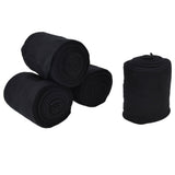 4Pcs Horse Leg Warp Self Adhesive Breathable Wear Resistant Animal Leg Bandage for Cows Horses Black V1294-YM0523-3111220079311