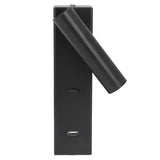 Wall Mounted Reading Light Minimalist Fashion LED Wall Lamp with Switch USB Port for Indoor Bedroom V1294-YM0715-3119220059611
