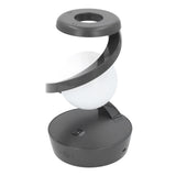 3D Floating Ball Light Wireless Charging Levitating Spiral LED Table Lamp Night Light for Bedroom V1294-YM0901-3119240087011