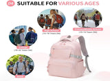 Girls Backpack, Lightweight Aesthetic Bookbag with Anti-Theft Pocket, Laptop Backpack for College V1259-DP01-A-3297