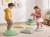 Keezi Kids Stepping Stones 6PCS Balance Stones Indoor Outdoor Toy KBS-6PCS-CLF