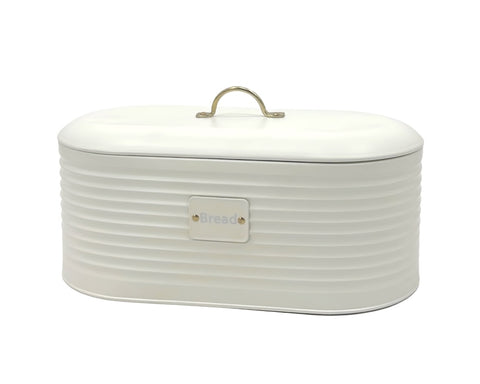 Corrugated Metal Bread Storage Bucket Oval 34x18cm V637-KIT35008