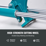 Manual Tile Cutter, 1200mm, Porcelain Ceramic Tile Cutter with Tungsten Carbide Cutting Wheel, V952-KCZQGJMSDIY1207LOV0