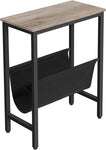 Industrial Side Table with Magazine Holder Sling and Metal Structure V178-83164