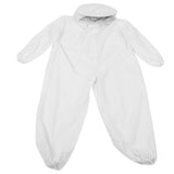 OnePiece Beekeeping Suit Protective Clothes with Dual Zippers Beekeeping Supplies White V1294-YM0718-3111210006911