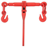 Chain Load Binder, 8 mm Tie Down Kit with 3 Ton Working Load Capacity and Two Grab Hooks, Includes V952-JLSJSJYCLTJTBZX6EV0