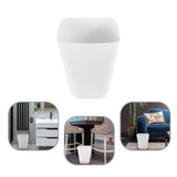 Vanity Trash Can Trash Can Plastic Practical Use for Bathroom 1Pack V1192-AZ-W-30629