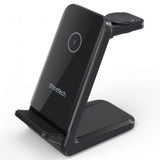 CHOETECH T608-F-BK 15W 4-in-1 Wireless Charger Stand for iWatch and Samsung Watch V28-ELECHOT608FBK